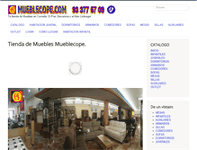 Tablet Screenshot of mueblecope.com